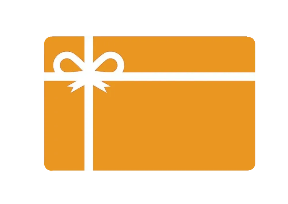 Gift card orange